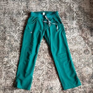 Figs Hunter Green XSP Women's Scrub Pants